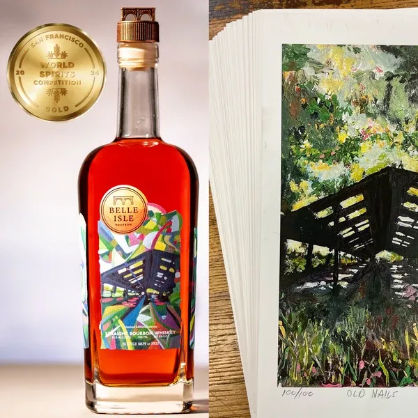 Belle Isle Bourbon - Artist Series 2023 Bundle (Signed Bottle + Print Included)