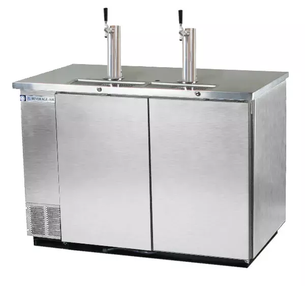 Beverage-Air 59" Wide Triple Tap All Stainless Steel Commercial Kegerator