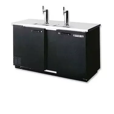 Beverage-Air 69" Wide Triple Tap Black Kegerator