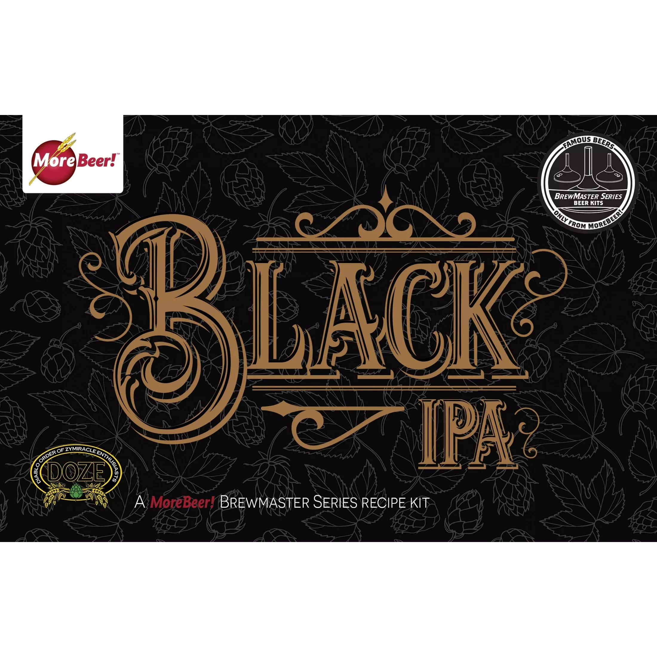 Black IPA by DOZE | 5 Gallon Beer Recipe Kit | Extract
