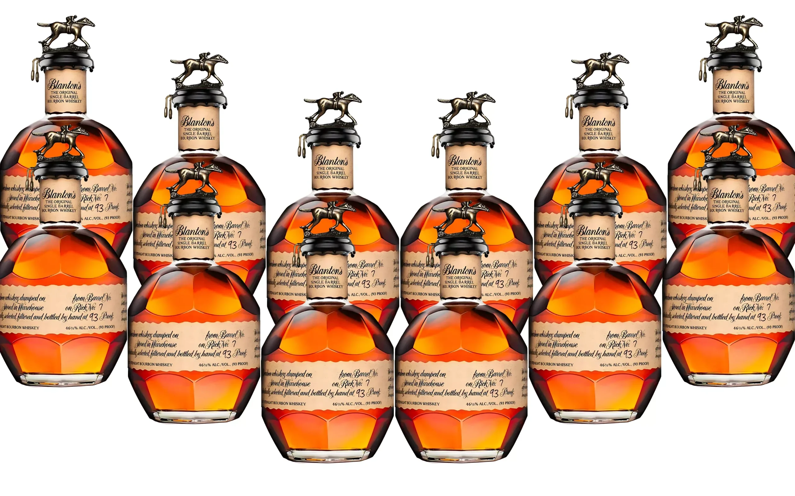 Blanton's Original Single Barrel Bourbon 750ml 12 Pack