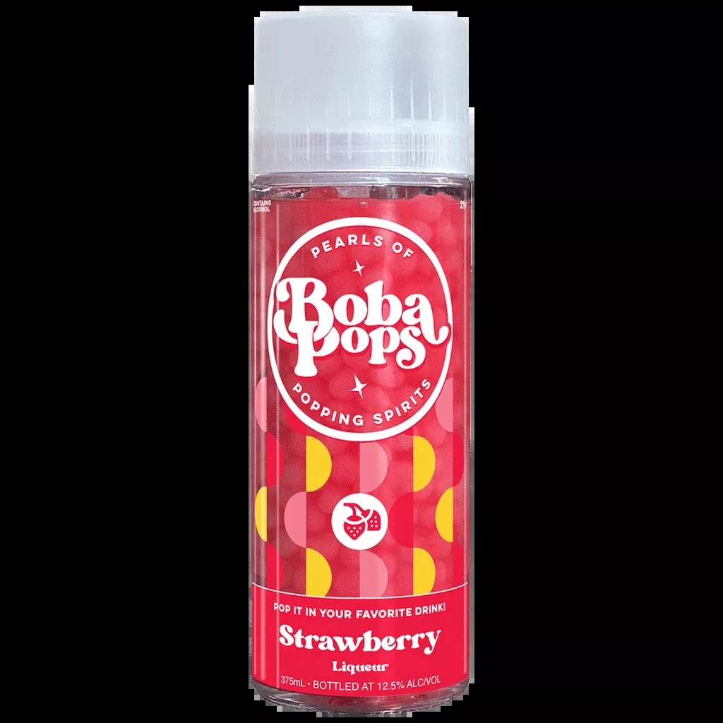 Boba Pops Cocktail Caviar Strawberry