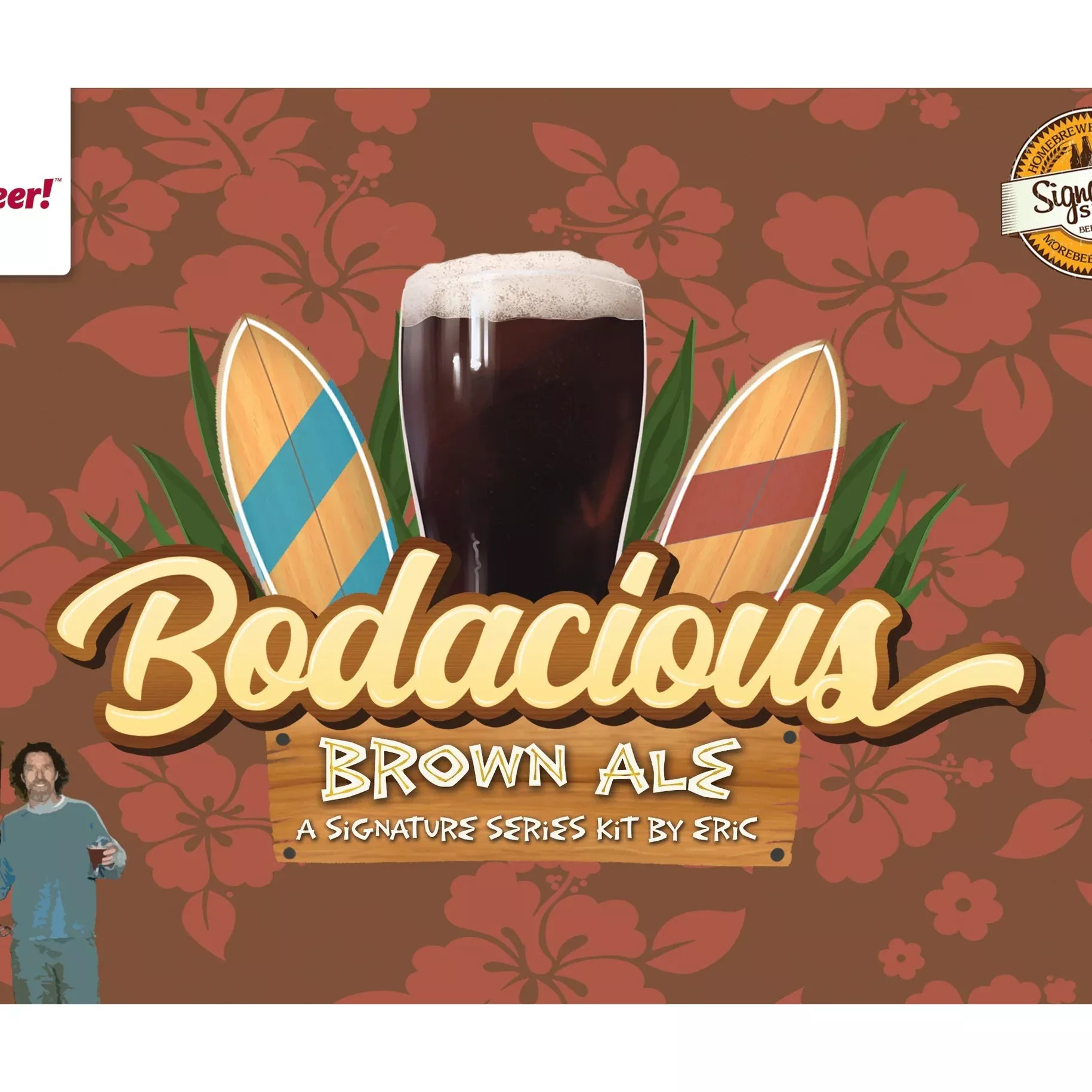 Bodacious Brown Ale by Eric | 5 Gallon Beer Recipe Kit | Extract