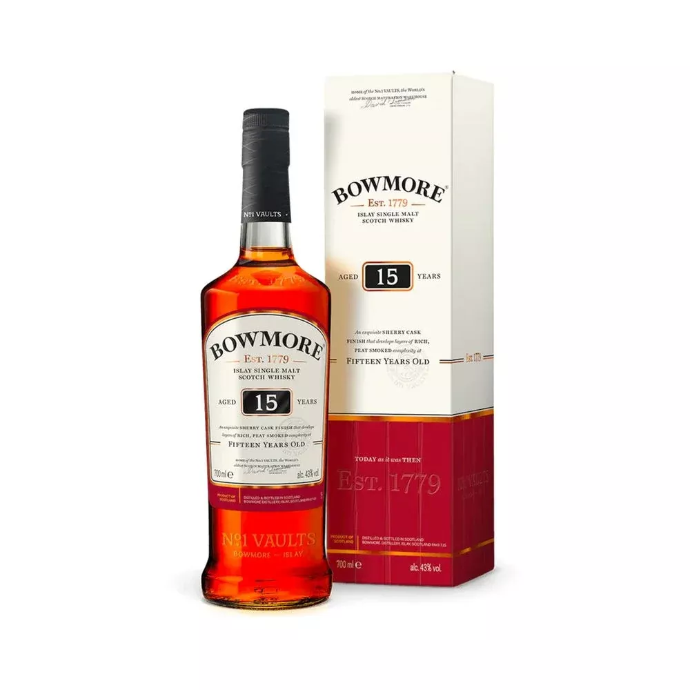 Bowmore 15 Year Old Sherry Cask Islay Single Malt Scotch Whisky