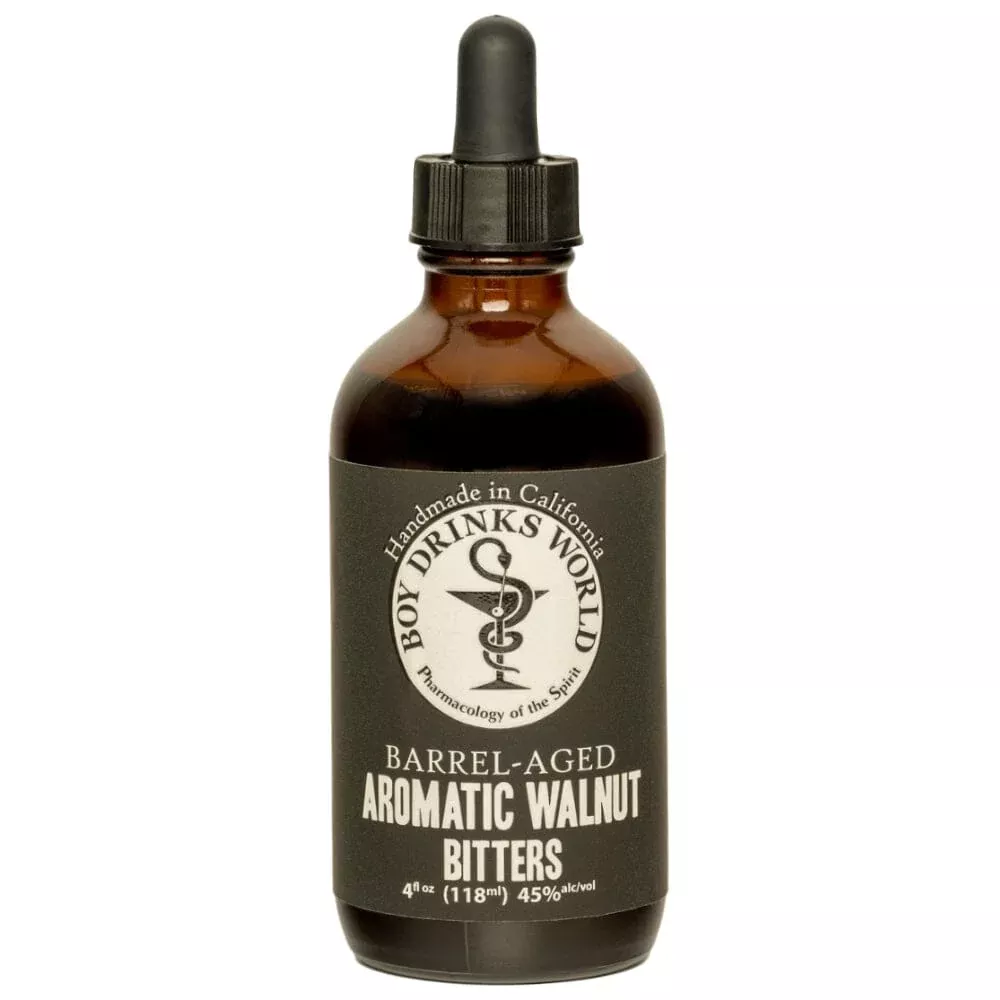 Boy Drinks World Barrel-Aged Aromatic Walnut Bitters 4oz