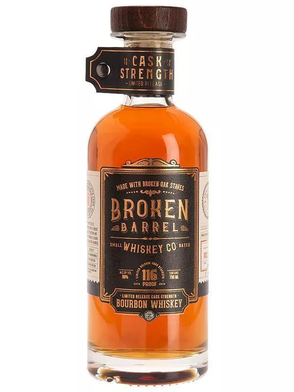 Broken Barrel Cask Strength Bourbon Whiskey