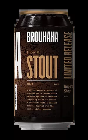 Brouhaha Brewery Imperial Stout 375mL