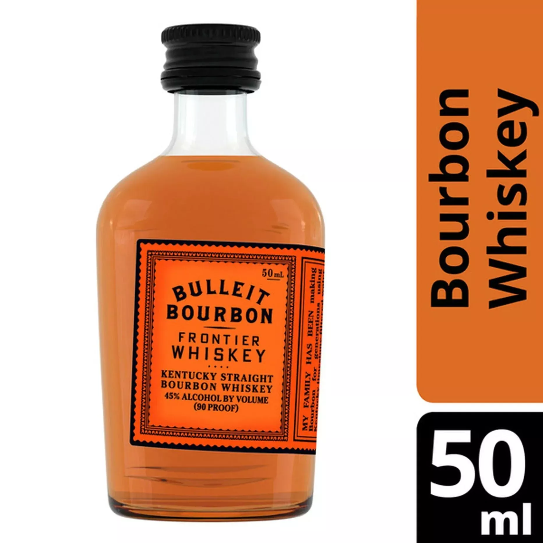 Bulleit Bourbon Frontier Whiskey 50ml Miniature