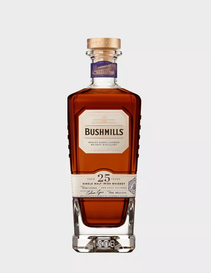 Bushmills 25 Year Old Single Malt Finished in Port Pipes