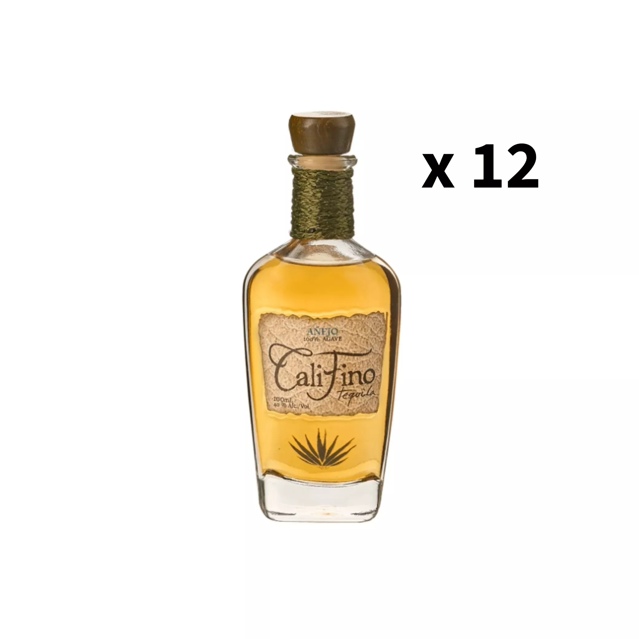 CaliFino Anejo Tequila Miniature (12 Pack)