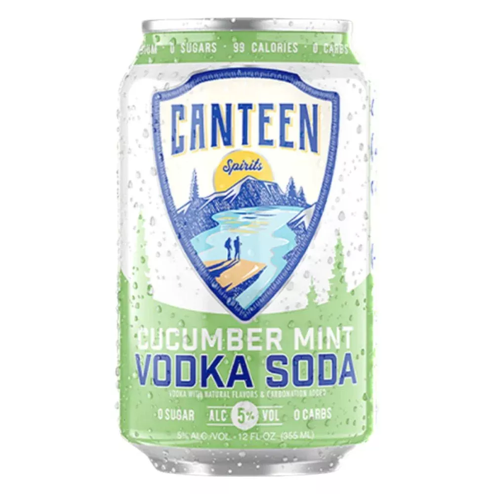 Canteen Cucumber Mint Vodka Soda 6pk