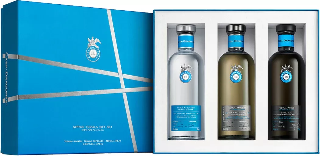 Casa Dragones Sipping Tequila Gift Set 3-375ml