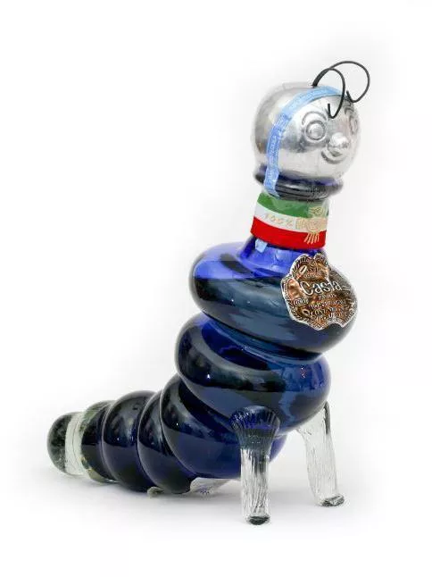 Casta Pasion Blue Worm Anejo Tequila