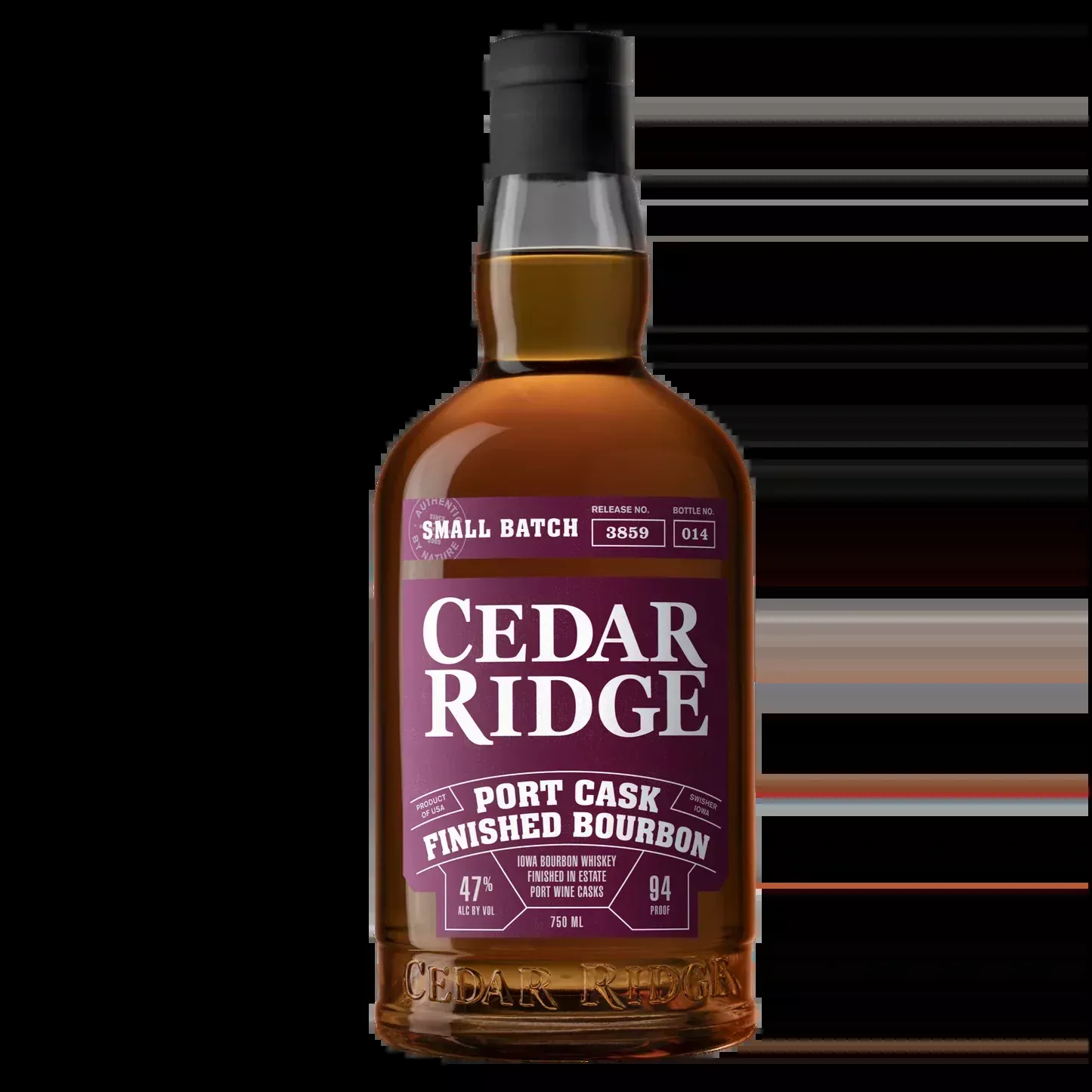 Cedar Ridge Distillery Port Cask Finish Iowa Bourbon Whiskey 750ml