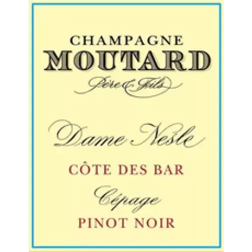 Champagne Moutard Père & Fils Brut Pinot Noir Dame Nesle Côte Des Bar Cépage Rosé