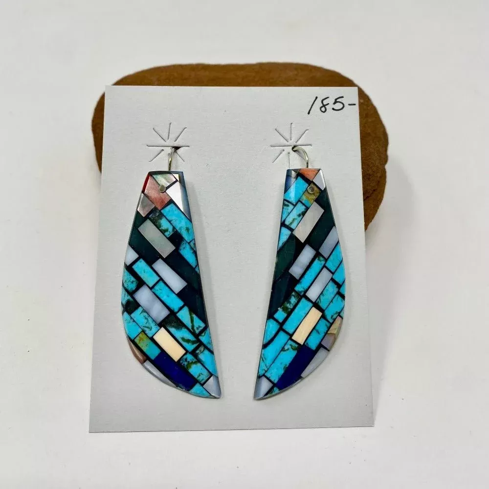Charlene Reano Mosaic Hanging Earrings