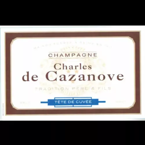 Charles de Cazanove Champagne Brut Tête de Cuvée