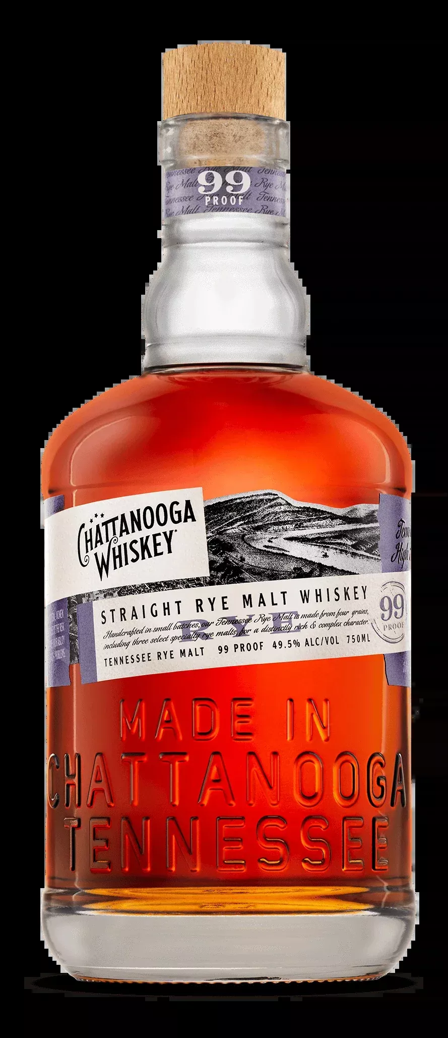 Chattanooga Straight Rye Malt Whiskey 750ml