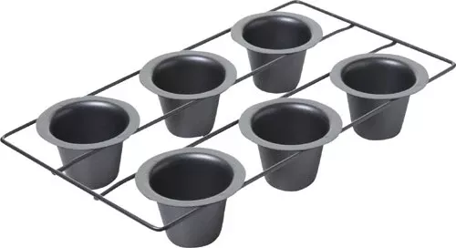 Chicago Metallic Nonstick 6 Cup Popover Pan