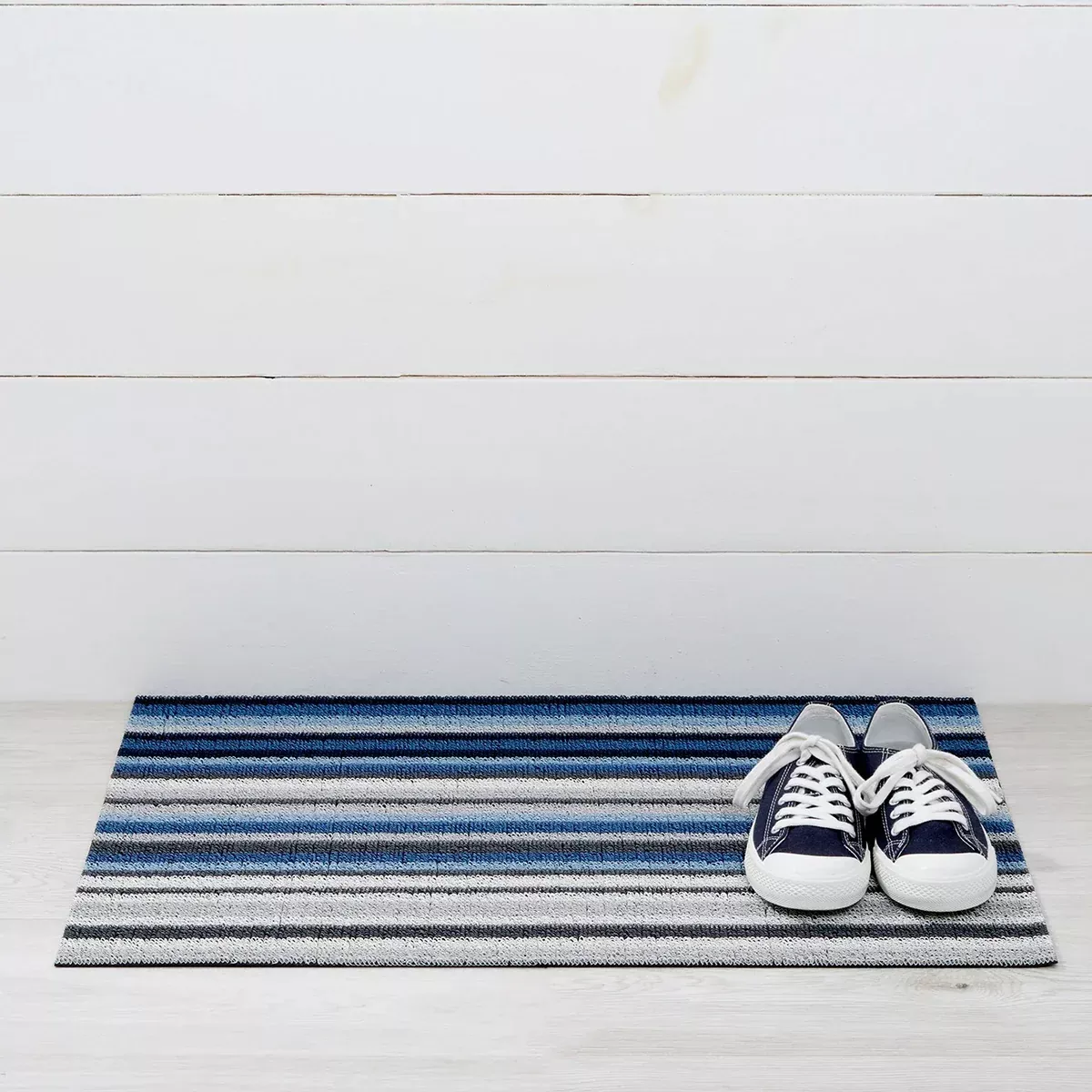 Chilewich Deep Sea Horizon Stripe Shag Rug
