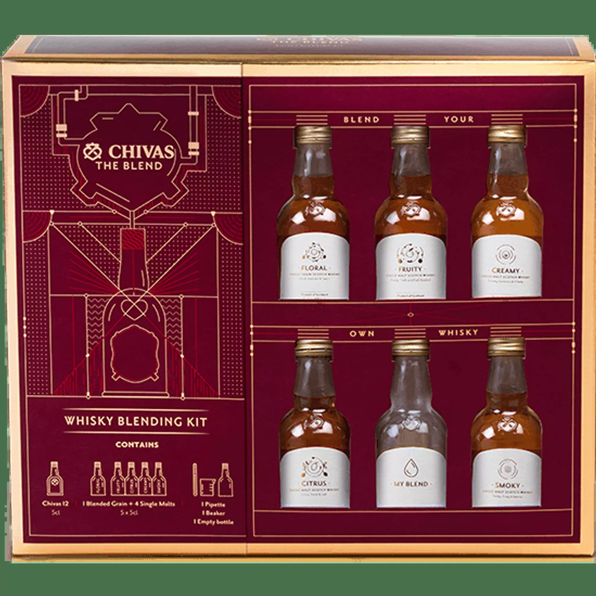 Chivas Regal The Blend Whisky Blending Kit 6 x 50ml