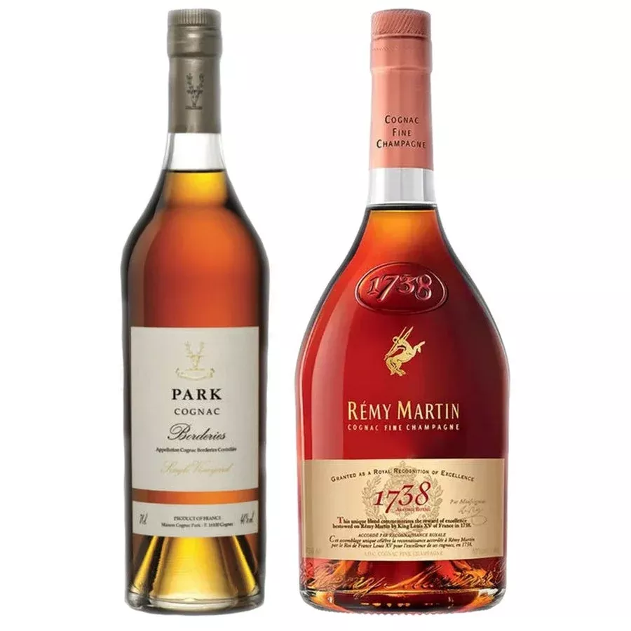 Cognac Park Single Vineyard Borderies & Remy Martin 1738 Accord Royal Cognac Bundle