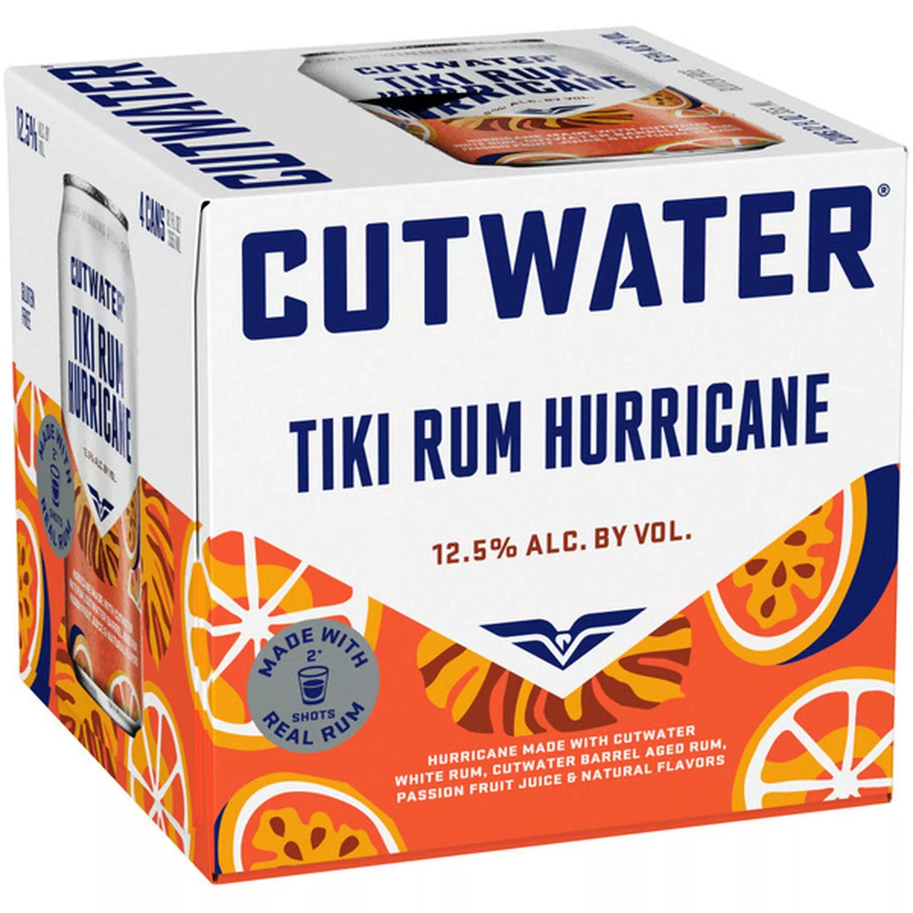Cutwater Cocktails - Tiki Rum Hurricane - 4 Pack