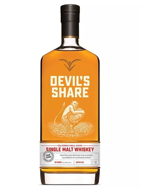 Cutwater Spirits Devil's Share Single Malt Whiskey