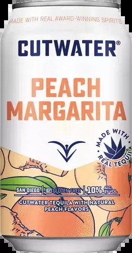 Cutwater Spirits Peach Margarita Can 12-Oz