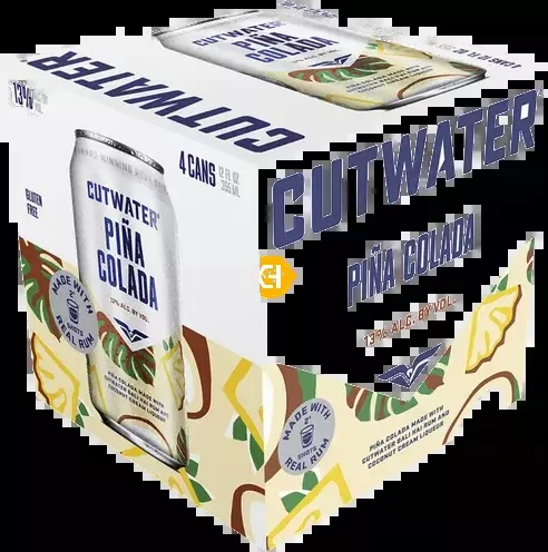 Cutwater Spirits Pina Colada Cocktail 4-Pack Can