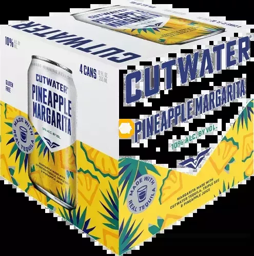 Cutwater Spirits Pineapple Margarita 4-Pack Can