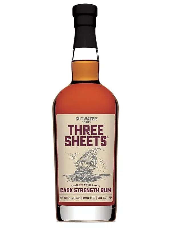 Cutwater Spirits Three Sheets Cask Strength Rum