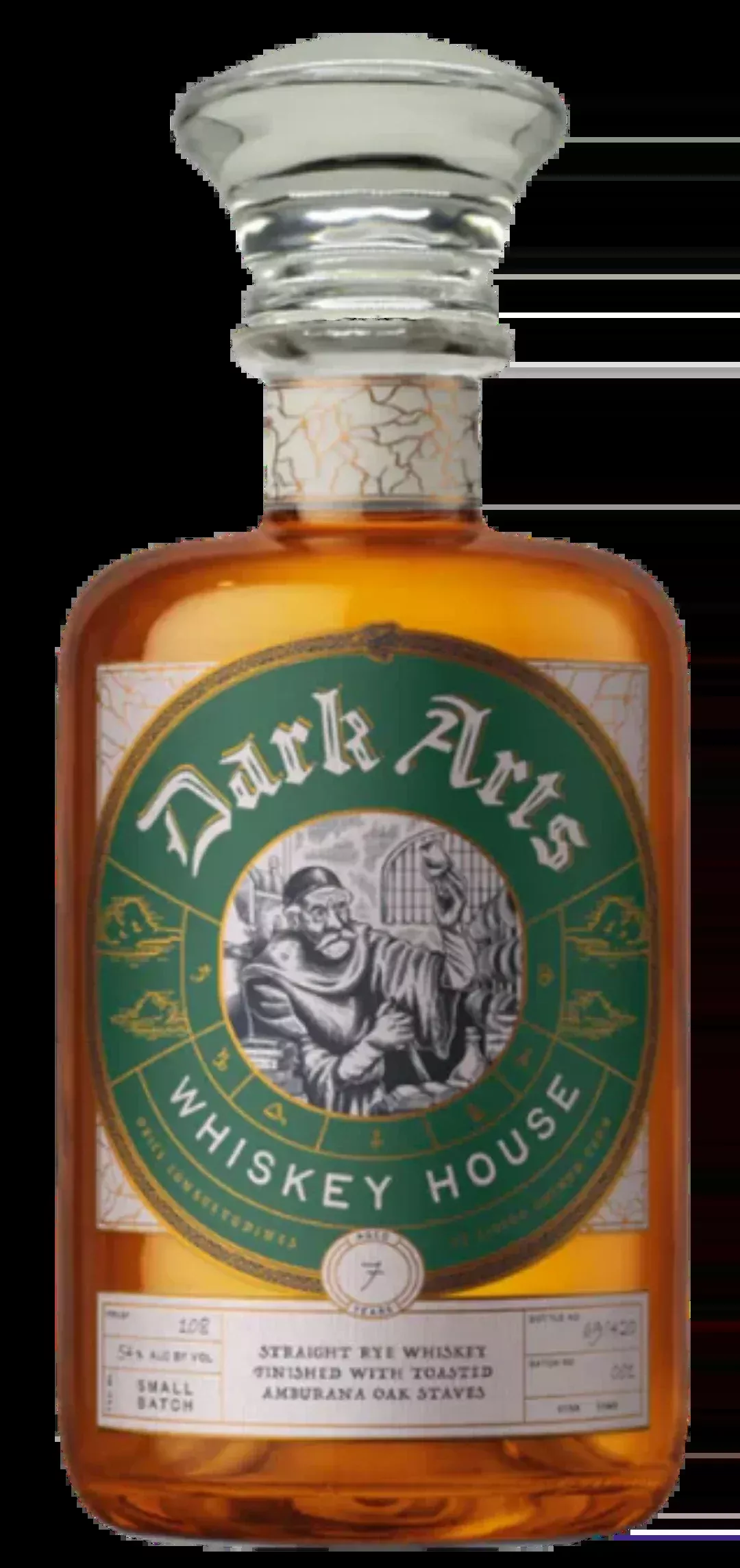Dark Arts Whiskey House Amburana Oak Stave Straight Rye Whiskey 750ml