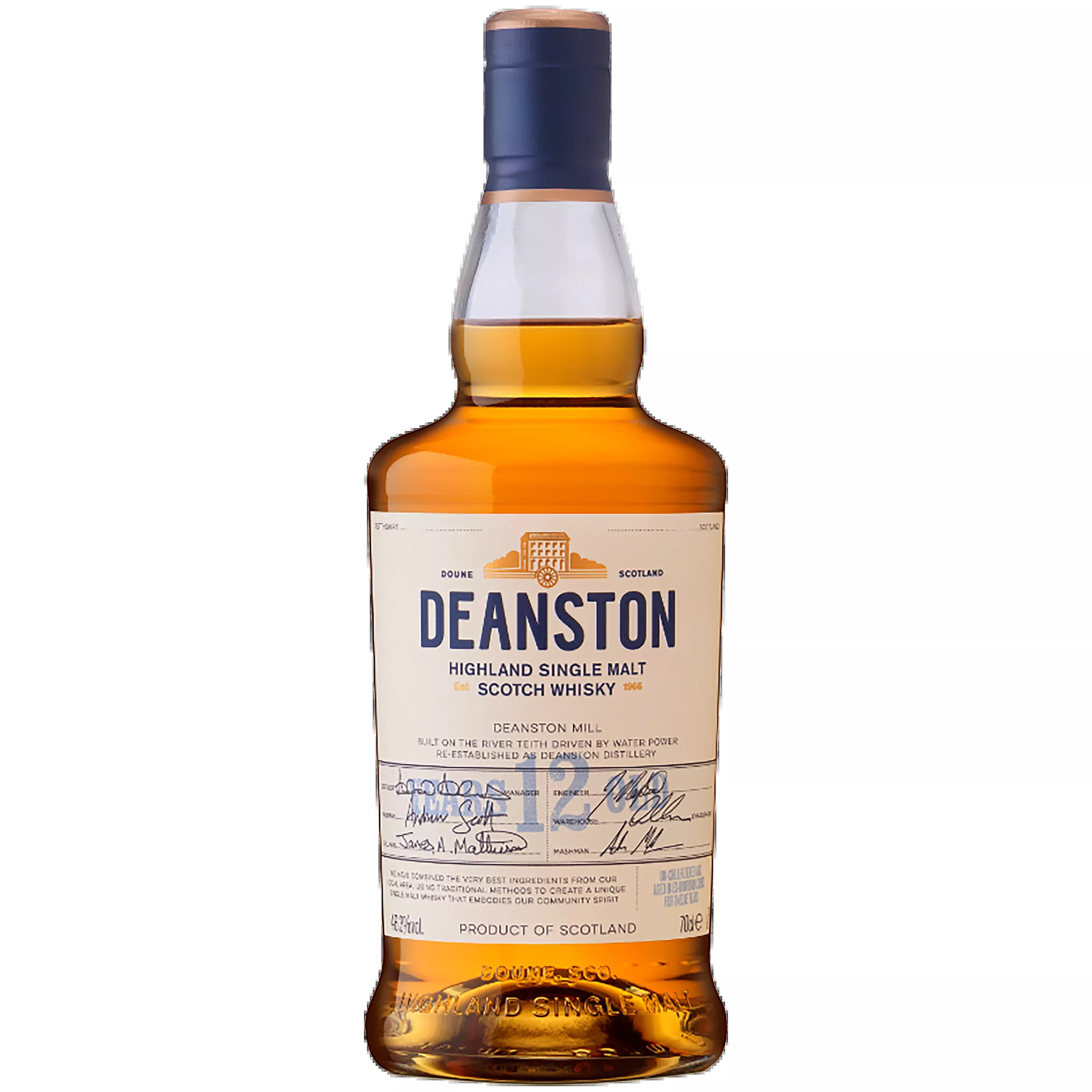 Deanston 12 Year Old Highland Single Malt Scotch Whisky 750ml
