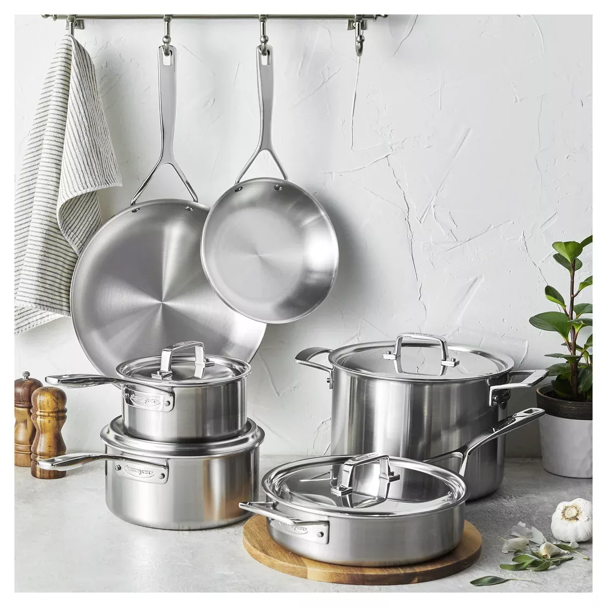 Demeyere Essential 10 Piece Cookware Set