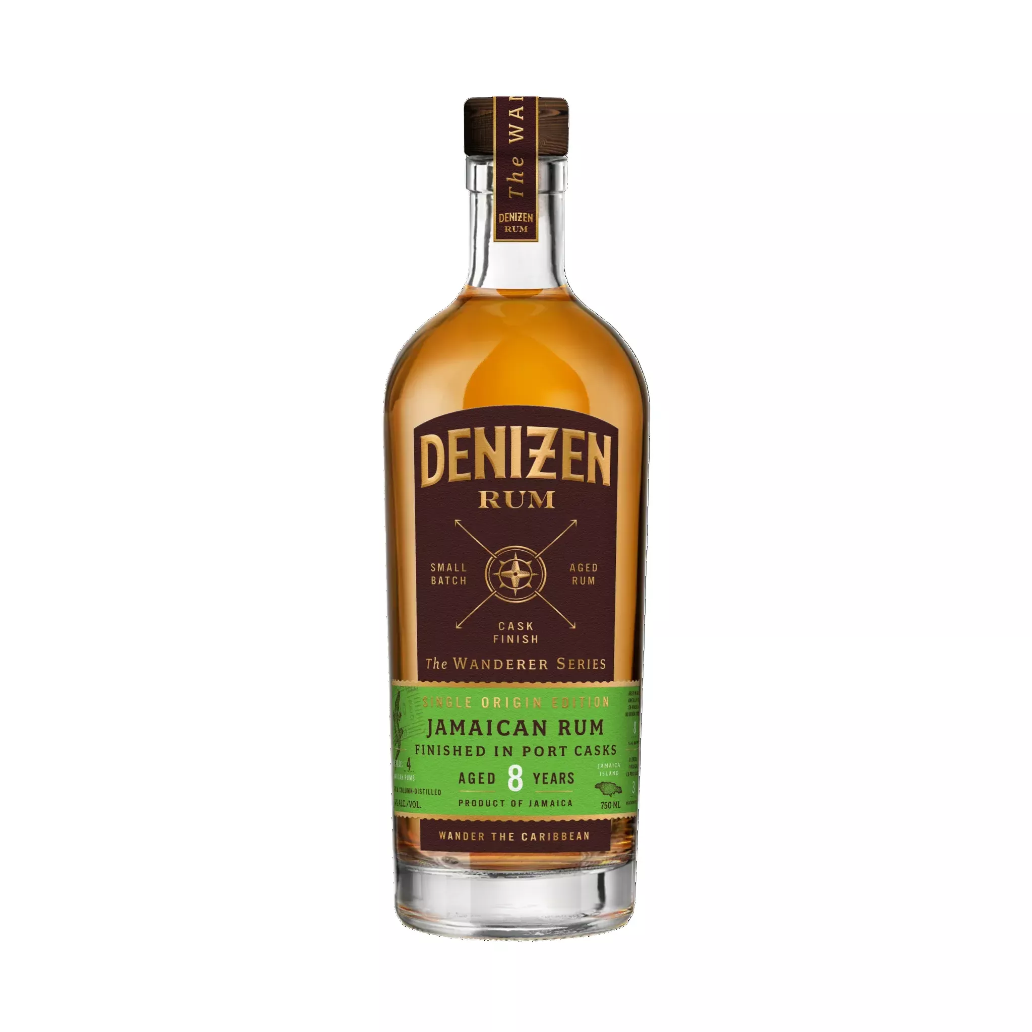 Denizen 8 Years Old Aged Rum The Wanderer Series