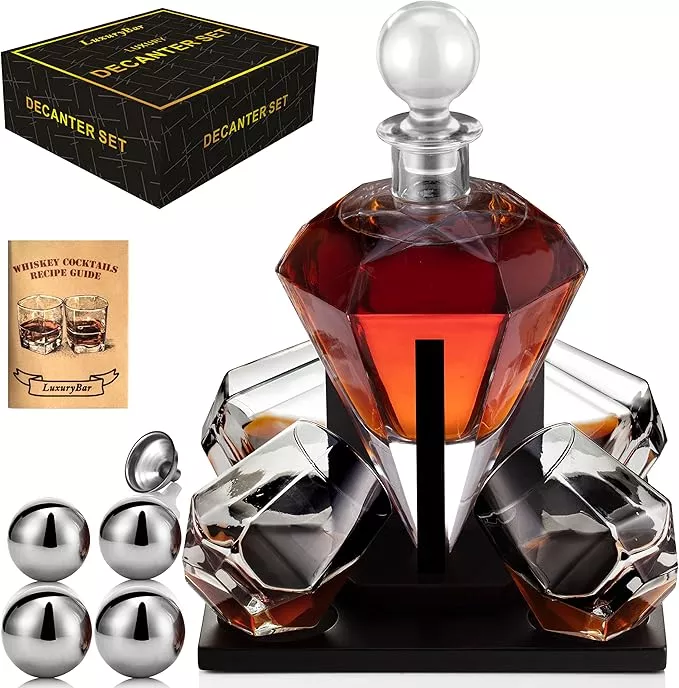 The Diamond Decanter Set