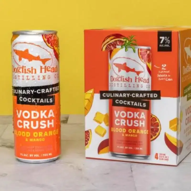 DOGFISH ORANGE VODKA CRUSH 4PK