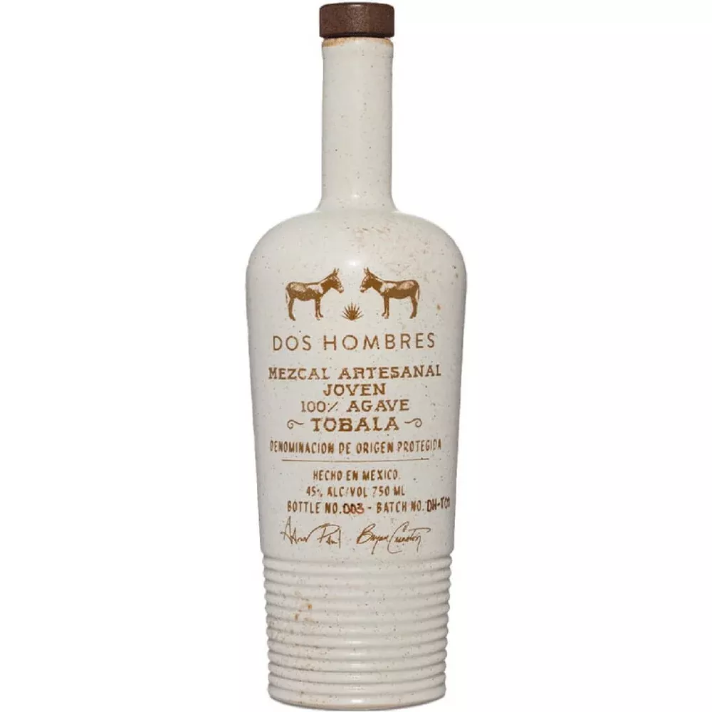 Dos Hombres Mezcal Artesanal Joven Tobala