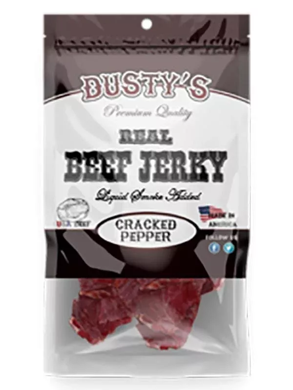 Dusty's Cracked Pepper Beef Jerky
