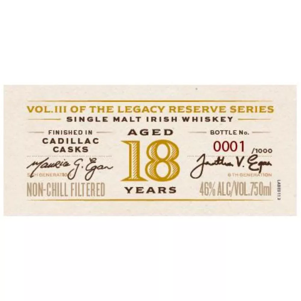 Egan's Legacy Reserve III 18 Year Old