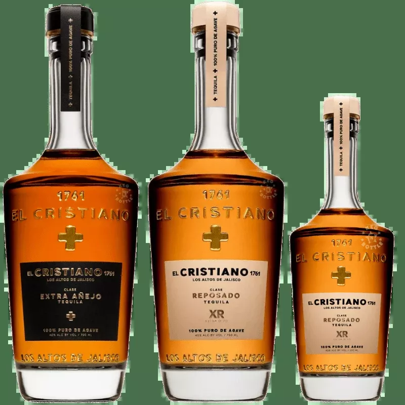 El Cristiano Tequila Collection Bundle (2x750mL + 200mL)