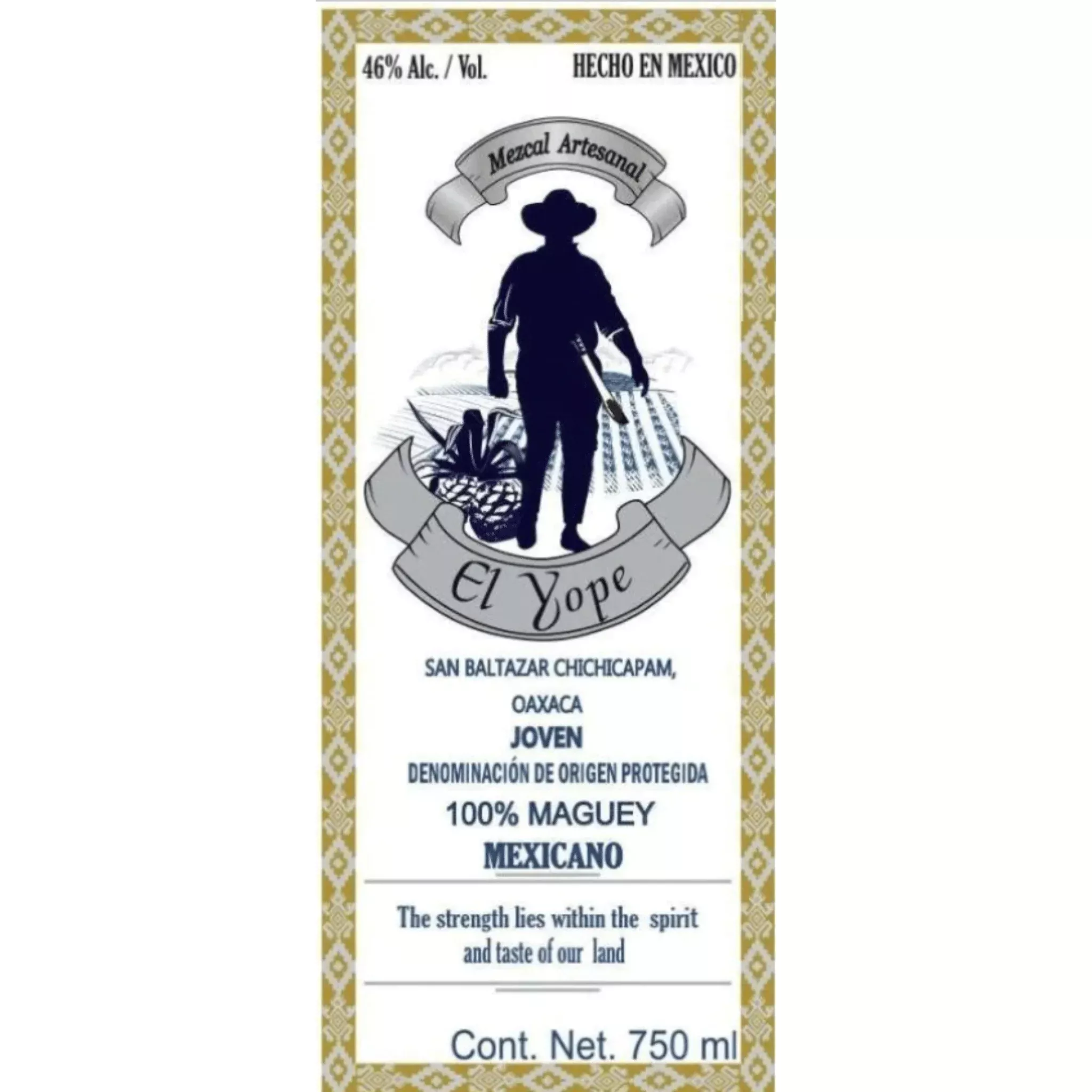 El Yope Mezcal Mexicano (750 ml)