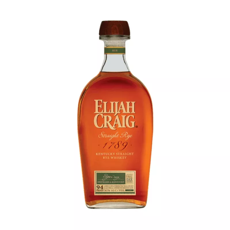Elijah Craig Straight Rye Whiskey 375mL