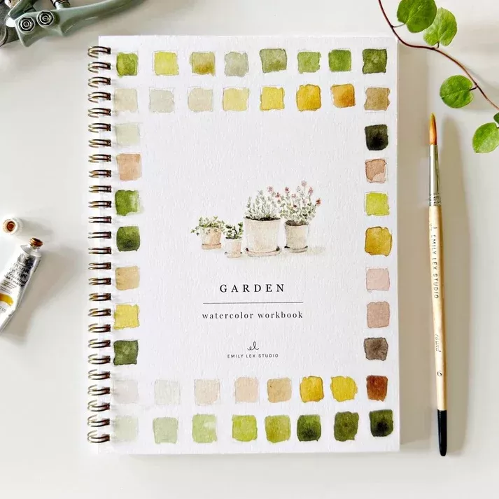 Emily Lex Studio Garden Watercolor Workbook