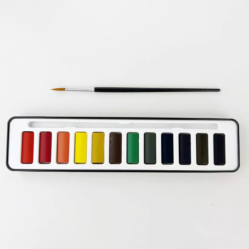 Emily Lex Studio Watercolor Paint Set with Brush