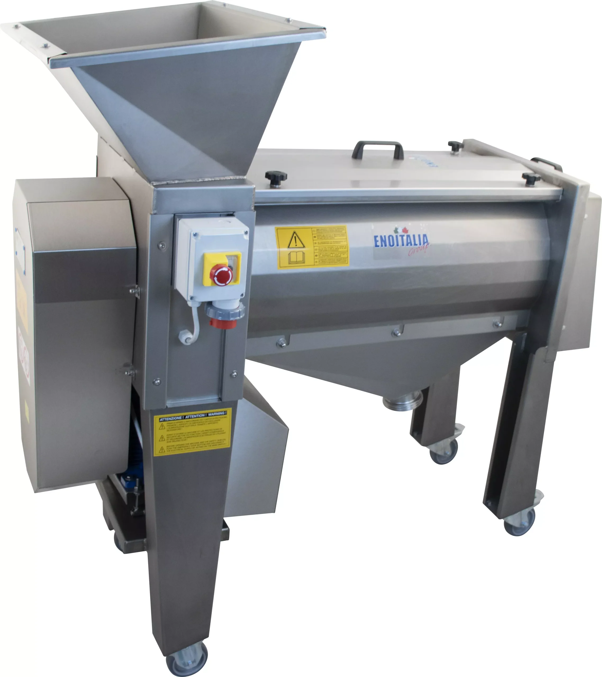 EnoItalia Delta 1 | Destoner Pit /Seed Remover & Puree Maker | Stainless Steel | 2,600 lbs /h | 4 HP | 220V 3 Phase