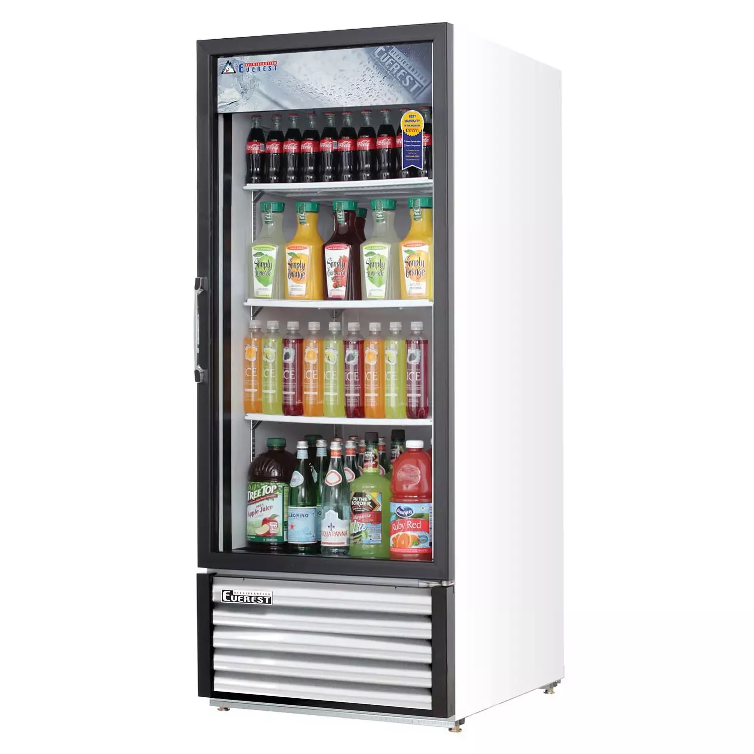 Everest 10.46 Cu. Ft. Glass Door Merchandiser Refrigerator
