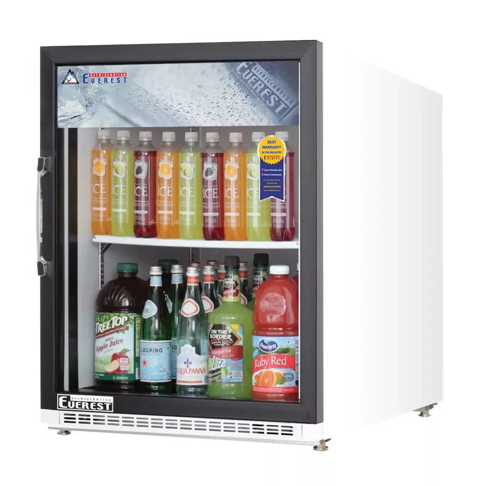 Everest 7.07 Cu. Ft. Glass Door Merchandiser Refrigerator