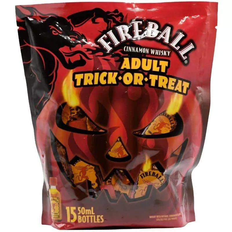 FIREBALL TRICK OR TREAT BAG 15 NIPS